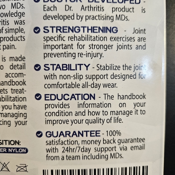 Wrist Support/Strap/Wrist Brace/Hand Support Black, pink - Picture 3 of 8